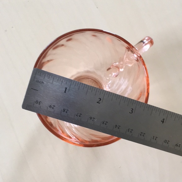 Arcoroc France Blush Pink Tinted Glass Plate Teacup Saucer - Bundle lot of Three - Picture 10 of 14